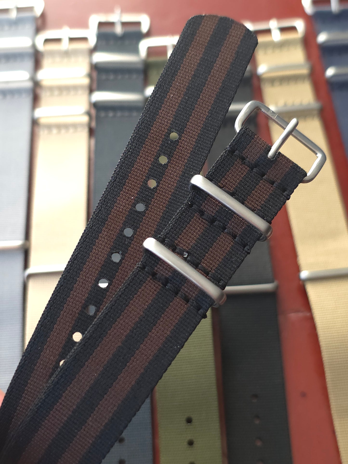 MKS James Bond Nylon Strap 20mm (Spectre & Goldfinger)