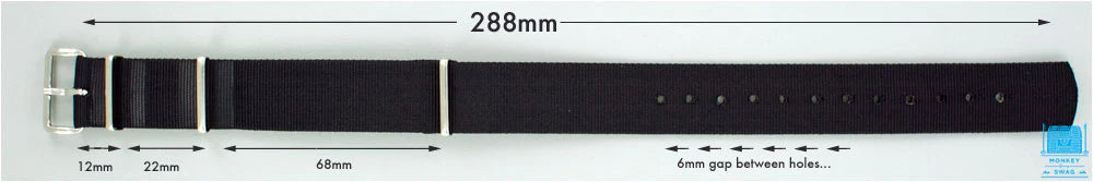 Phoenix Stealth Black MOD Nylon Strap