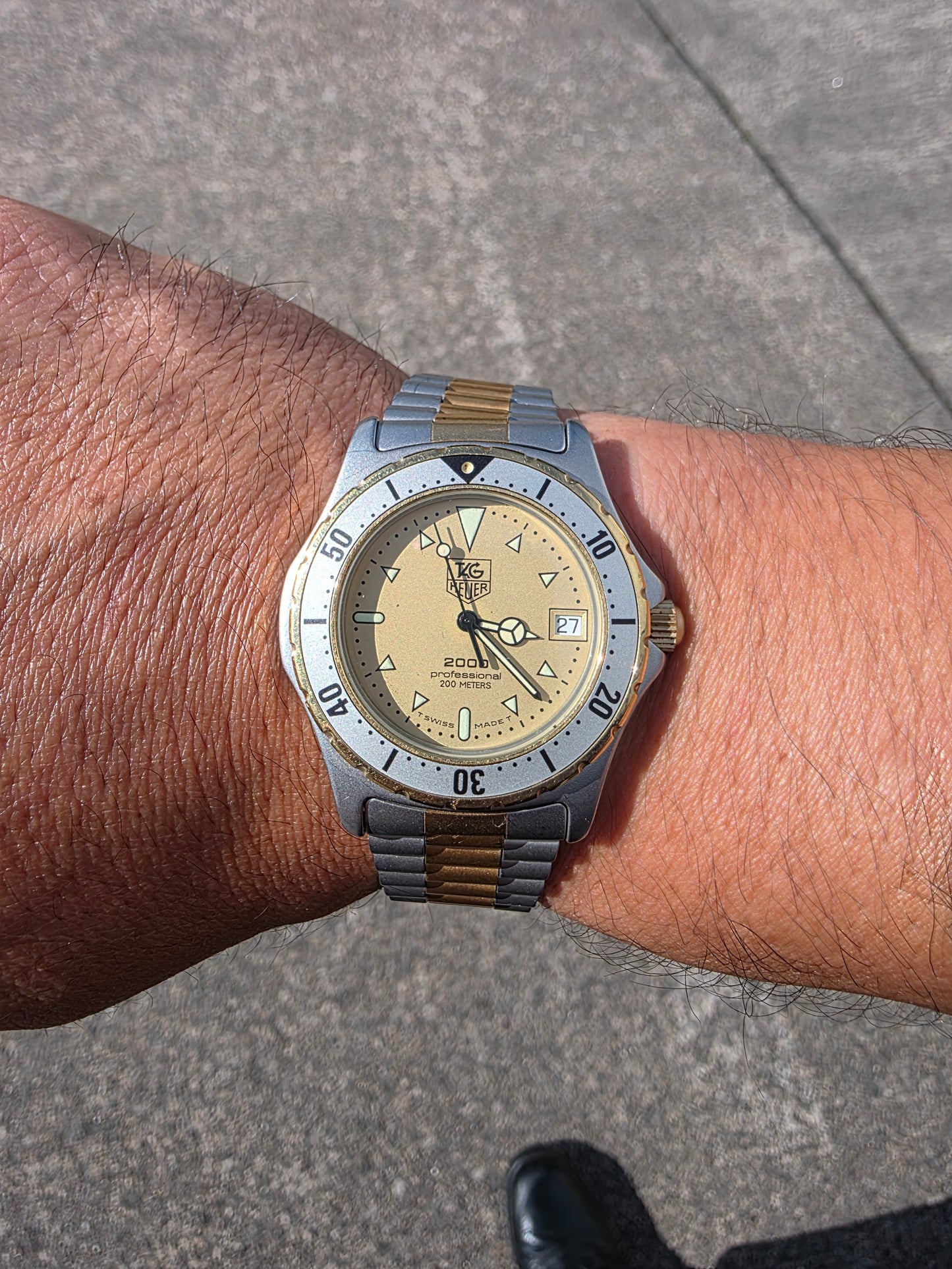 TAG Heuer 2000, Two Tone 974.006 (quartz 38mm)
