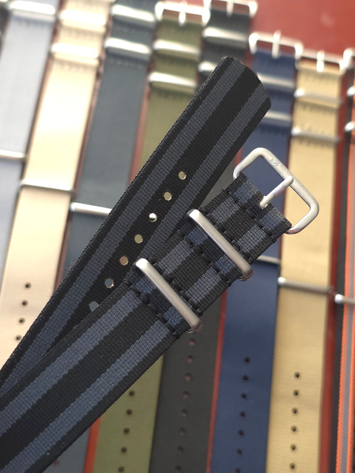 MKS James Bond Nylon Strap 20mm (Spectre & Goldfinger)