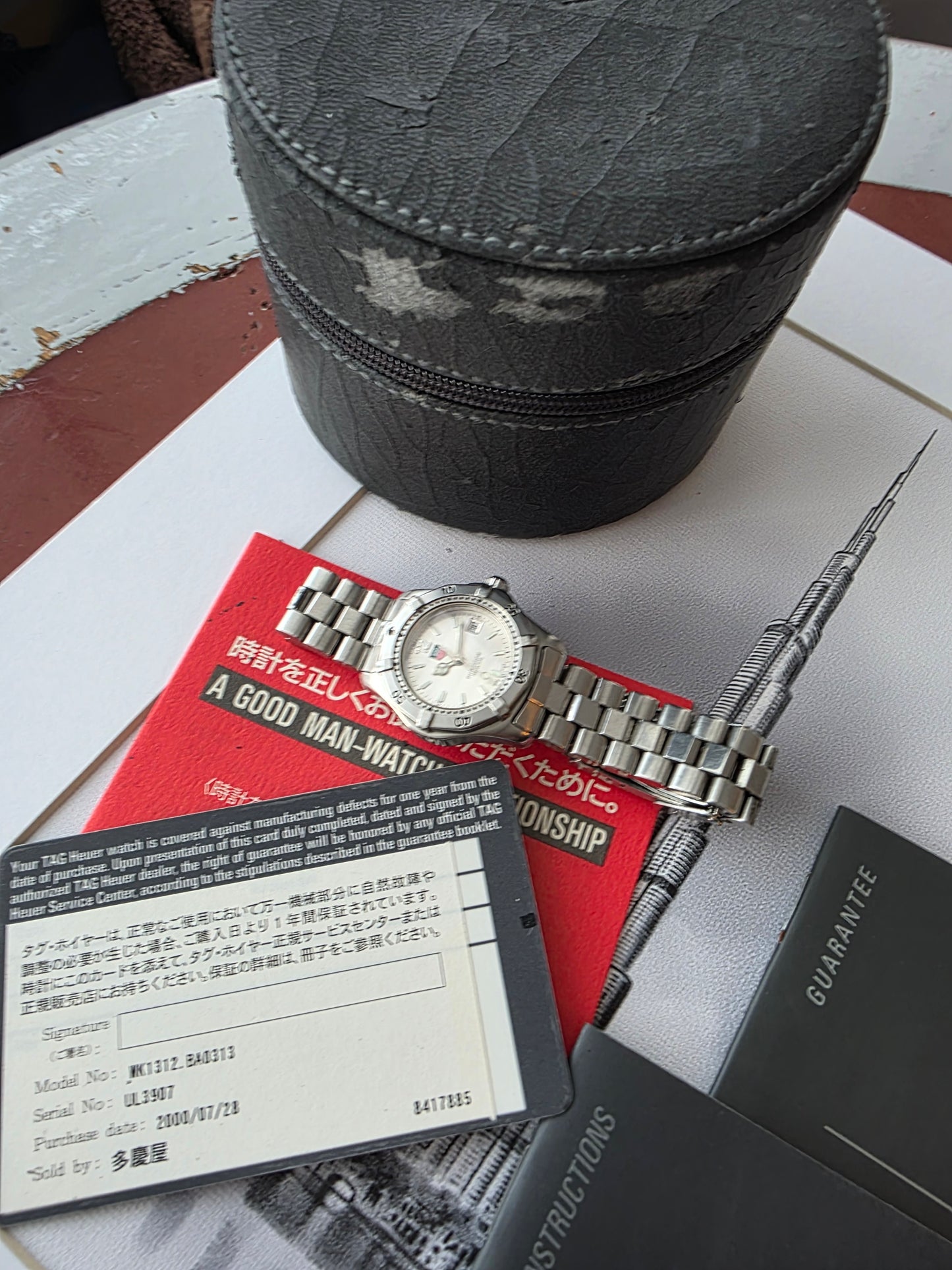 TAG Heuer WK1312 – Ladies 2000 Series Quartz Watch – Box & Papers