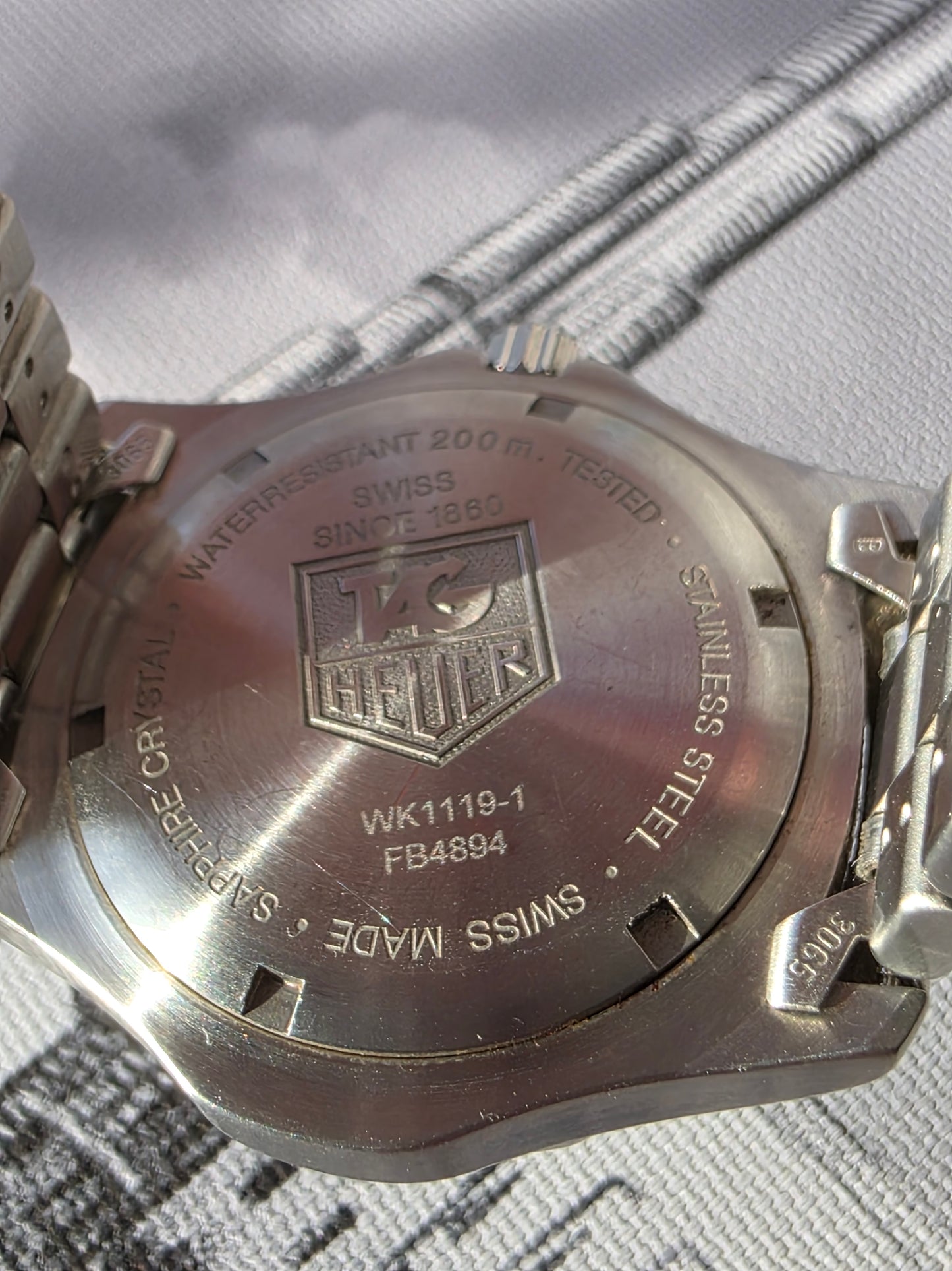 TAG Heuer WK1119-0 – 2000 Series Professional Quartz Diver – Rare Green Dial