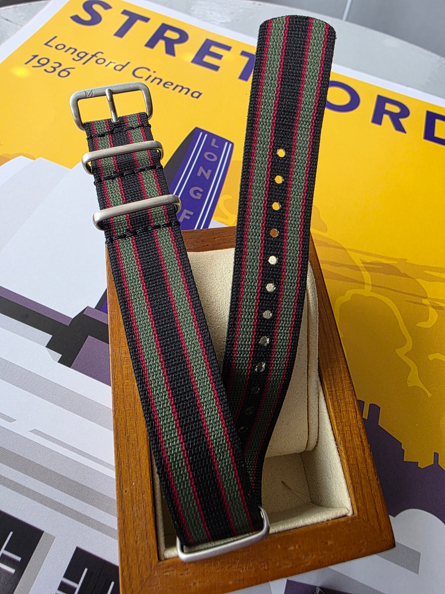 MKS James Bond Nylon Strap 20mm (Spectre & Goldfinger)